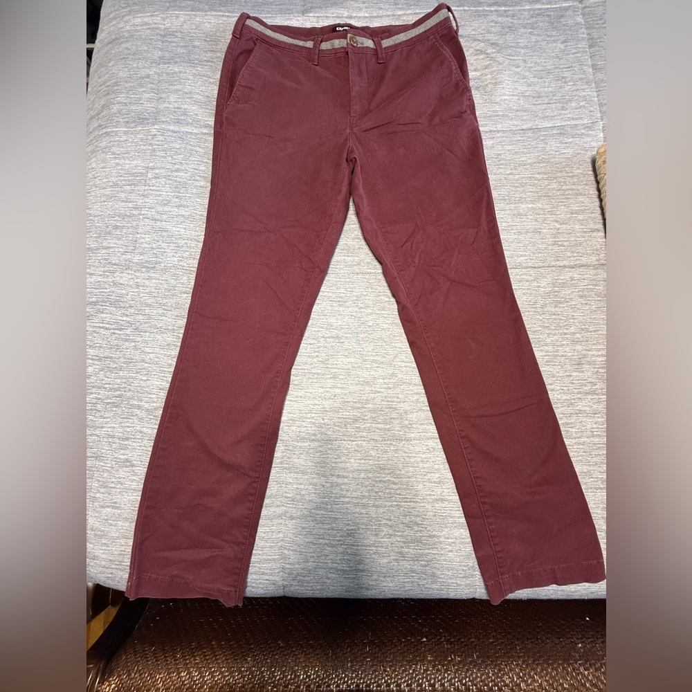 Express Maroon Trousers